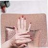FOMIYES 2pcs Pu Leather Hand Rest Cushion for Nail Salon Foldable Hand Pillow for Manicure Arm Support Pad Soft Comfortable Nail Art view 2