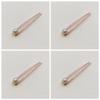 qbodp 4 Pieces U Shape Hair Fork Pearl Decorative Hair Chopsticks Elegant Hair Pins Stick Fashion Simple Chopsticks Hair Accessories for Women Buns,Rose Gold view 1