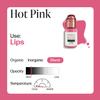 Perma Blend Luxe - Hot Pink - Microblading Ink to Enhance Lip Color - Lip Tattoo & Lip Blushing Supplies for Permanent Lip Color - Bright Pink Lip Blush - Vegan (0.5 oz) view 3