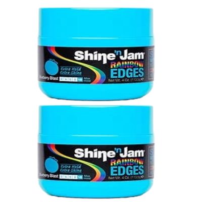 Shine 'n Jam Rainbow Edges - Blueberry Blast - 4 oz (Pack of 2)