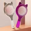 KBREE Electroplating Hairdressing Airbag Comb Cartoon Female Comb Massage Hair Comb Cute Cat Ear Comb Mini Children's Small Comb view 1