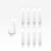 Cosmetic Packaging Now Pure Airless Bottle, 10 ML, White with Frosted Cap (Carton - 400 Pack) view 1