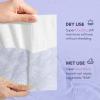 PoeticEHome Extra Thick Face Towels Disposable | Cotton Soft Dry Wipes Biodegradable for Facial Cleansing & Makeup Remover (4 Pack) view 2