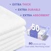 PoeticEHome Extra Thick Face Towels Disposable | Cotton Soft Dry Wipes Biodegradable for Facial Cleansing & Makeup Remover (4 Pack) view 4