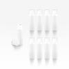 Cosmetic Packaging Now Pure Airless Bottle, 15 ML, White with Frosted Cap (Carton - 300 Pack) view 1