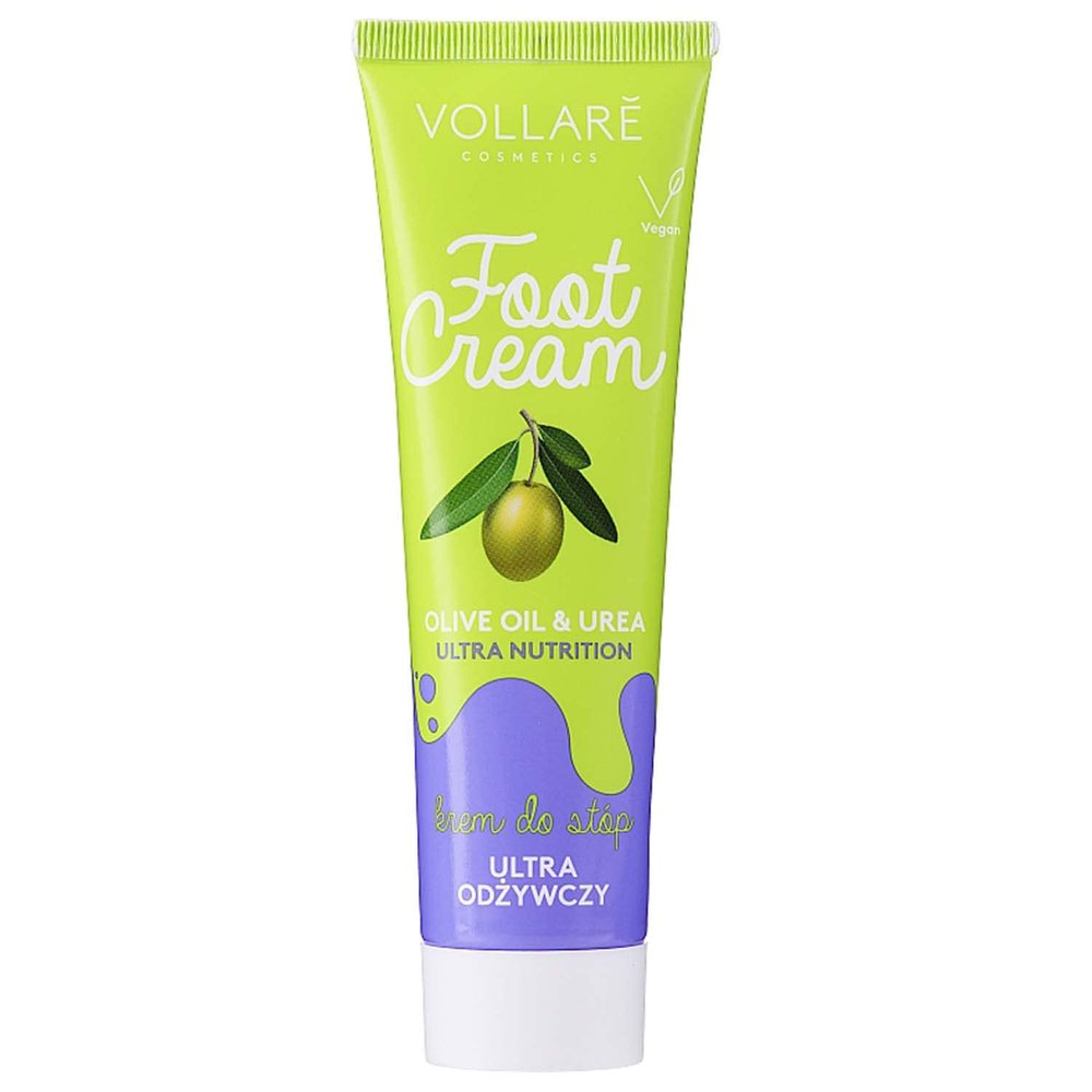 VERONA PRODUCTS PROFESSIONAL Urea Foot Cream for Dry Cracked Feet with Olive Oil - Athletes Foot Treatment Cooling Effect - Nourishing Foot Repair Cream