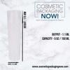 Cosmetic Packaging Now Pure Airless Bottle, 150 ML, White with Frosted Cap (Carton - 128 Pack) view 2