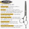 Cricket Logo Gold Series Pro 5.75 Hair Cutting Shear and 30T Thinning Texturizing Scissors Duo Set, Stainless Steel, Convex Edge, Value Set with Hair Dryer Gift view 4