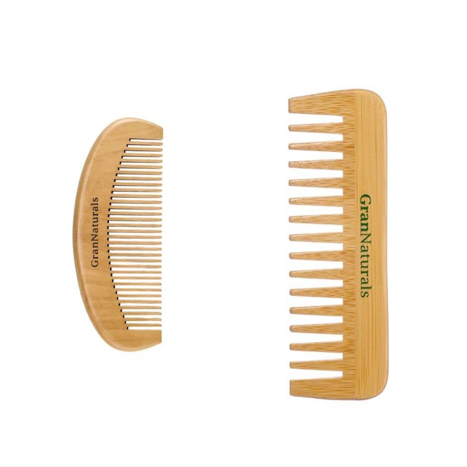 GranNaturals Wooden Comb Set