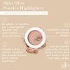 Glo Skin Beauty Skin Glow Powder Highlighter | Clean Mineral Cheek Highlighter | 3 Shimmery Shades, Ros view 2