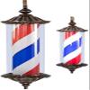 Barber Pole Light Outdoor Barber Shop LED Barbers Pole 76cm European Vintage Hair Salon Logo Waterproof Rotating Light Salon Shop Sign Outdoor Wall Light Barber Pole Sign Barber Pole Light view 3