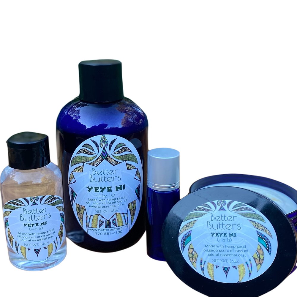Beard/Body Butter (Yeye Ni (He Is) SET, 18oz), 18 Ounce, 2.0 Ounce