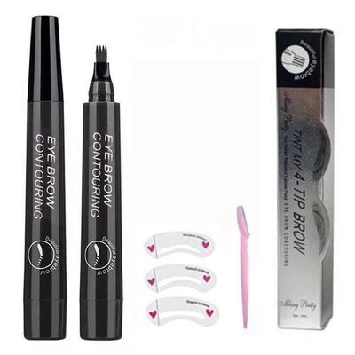 Professional Eyebrow Pencil, Waterproof, Easy and Easy to Shape Eyebrows, Long Lasting, Eyebrow Pencil (black suit)