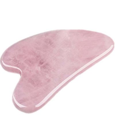 8.2cm Gua Sha Facial Tool,Natural Pink Crystal Face and Gua Sha Set, Face for Eye Puffiness Treatment, Skin Tightening, Rejuvenation Face & Neck