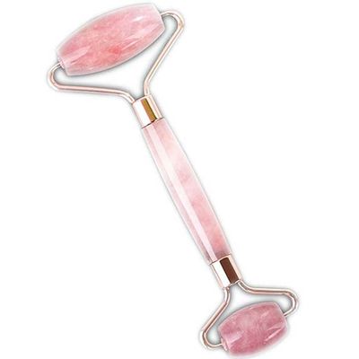 8.2cm Gua Sha Facial Tool,Natural Pink Crystal Face and Gua Sha Set, Face for Eye Puffiness Treatment, Skin Tightening, Rejuvenation Face & Neck