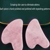 8.2cm Gua Sha Facial Tool,Natural Pink Crystal Face and Gua Sha Set, Face for Eye Puffiness Treatment, Skin Tightening, Rejuvenation Face & Neck view 4
