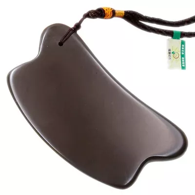 12.4cm Bian Stone Scraping Massage Tools, Skincare Scraping Boards, Facial and Body Skin Tools, Spa Beauty, Soothing Neck, Hands and Feet, Promoting Blood Circulation