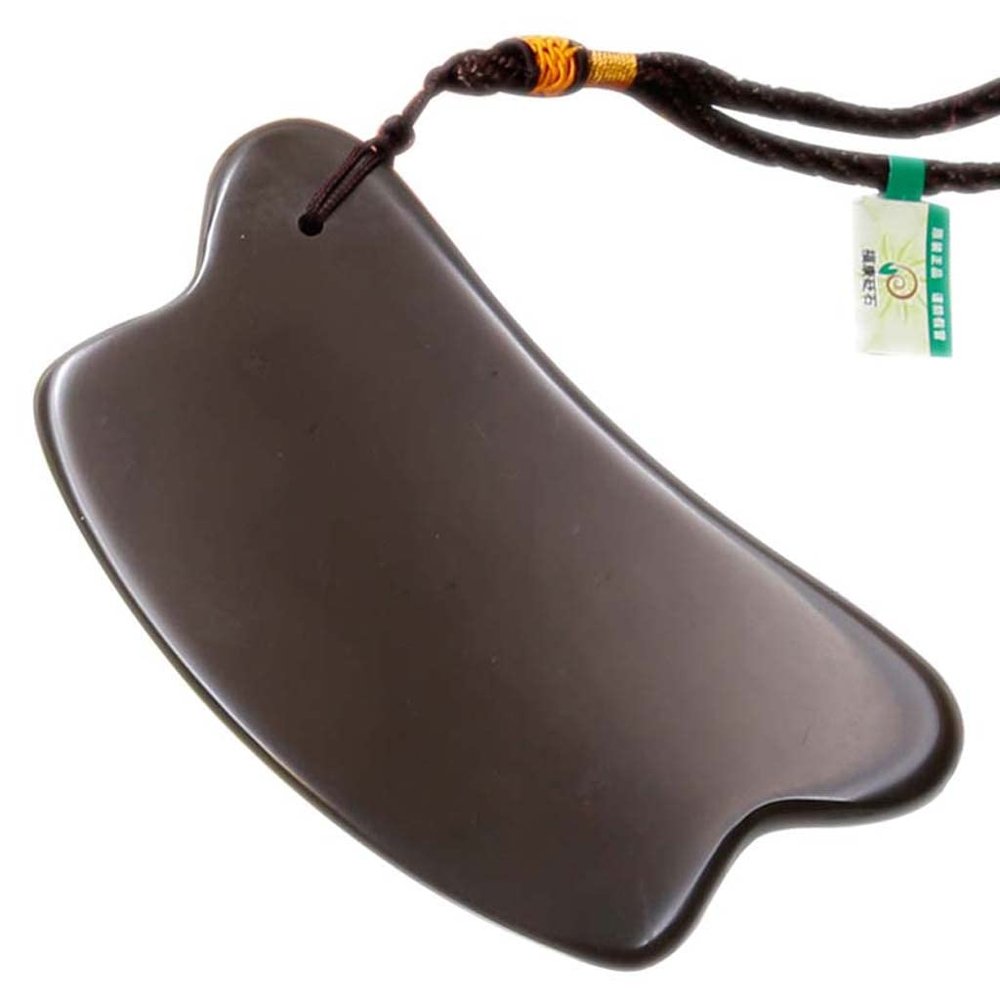 12.4cm Bian Stone Scraping Massage Tools, Skincare Scraping Boards, Facial and Body Skin Tools, Spa Beauty, Soothing Neck, Hands and Feet, Promoting Blood Circulation