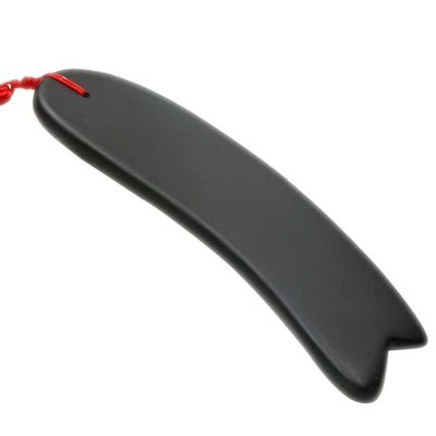 18cm Guasha Scraping Massage Tool | Bian Stone Gua Sha Board | Traditional Scraper Tool for Anti-Aging | 100% Natural Bianstone Guasha | Puffiness Reduction, Facial, Eye Treatment Massager