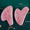 8.2cm Gua Sha Facial Tool, Natural Pink Crystal Scraping Boarduniversal Facial Beauty Gua Sha Board for Spa, Scraping Massage Tool for Face, Eyes, Neck, Body view 2