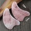 Gua Sha Tablets, Natural Skincare Massage Tool, Facial Back Gua Sha Board, Rejuvenating Skin, Reduce Puffiness, Therapy Massager for Face, Eyes, Neck view 2