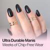 Nailboo Dip Powder for Nails, Dark Dreams  Black Nail Dipping Powder, Custom Made with Highly Pigmented Ultra-Fine Formula, No UV Light Needed, DIY Nails at Home for Beginners or Pros, 0.5 oz view 2
