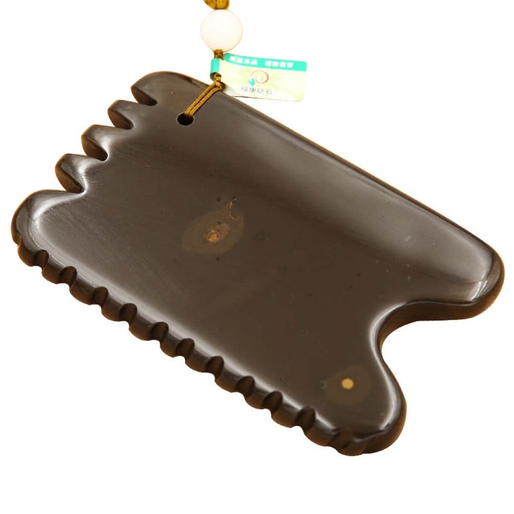 Massage Tool for Skin Care,Shaving Board, Gua Sha Scraping Massage Tool, Facial Stone Scraper, Scraping Tool. Massage Tool for Face, Back, Arms, Neck and Shoulders,10.7 * 6.6cm
