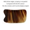 10.4cm Gua Sha Massage Tool | Gua Sha Board | Great Handmade Tools for SPA Treatment | Reducing Neck and Muscle Pain | Anti-Aging Wrinkle on Face Body view 3