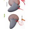 Triangle Wave Scraper | Bian Stone Gua Sha Massage Tool | Traditional Anti-Aging Scraper | Shoulder and Neck | for Silky Smooth and Beautiful Skin view 4