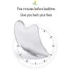 135mm Crysta l Gua Sha Board | Gua Sha Board | Handmade Spa Care Tools | Neck and Muscle Pain Relief | Facial Body Anti-Aging Wrinkle view 3