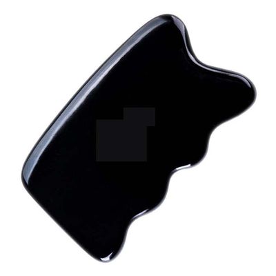 10cm Bian Stone Scraping Board, Facial Massager Spa Skincare Gua Sha Stone, Eye, Chin, Neck and Body Muscle Relaxation and Relief, Anti-Wrinkle and Anti-Aging Facial Sculptor