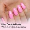 Nailboo Dip Powder for Nails, Princess Pink  Bright Pink Nail Dipping Powder, Custom Made with Highly Pigmented Ultra-Fine Formula, No UV Light Needed, DIY Nails at Home for Beginners or Pros, 0.5 oz view 2