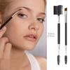 2PCS Professional Double-Ended Eyebrow and Eyelash Brush Set - Angled Eye Brow Brush, Spoolie, and 3 Head Eyelash Comb - Makeup Grooming Tool for Shaping Brows and Lashes view 4