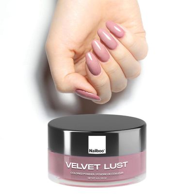 Nailboo Dip Powder for Nails, Velvet Lust  Mauve Nail Dipping Powder, Custom Made with Highly Pigmented Ultra-Fine Formula, No UV Light Needed, DIY Nails at Home for Beginners or Pros, 0.5 oz