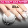 Nailboo Dip Powder for Nails  Clear Nail Dipping Powder, Custom Made with Highly Pigmented Ultra-Fine Formula, No UV Light Needed, DIY Nails at Home for Beginners or Pros, 0.5 oz view 2