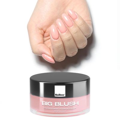 Nailboo Dip Powder for Nails, Big Blush  Soft Pink Nude Nail Dipping Powder, Custom Made with Highly Pigmented Ultra-Fine Formula, No UV Light Needed, DIY Nails at Home for Beginners or Pros, 0.5 oz