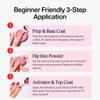 Nailboo Dip Powder for Nails, Heres A Tip  Cool White Nail Dipping Powder, Custom Made with Highly Pigmented Ultra-Fine Formula, No UV Light Needed, DIY Nails at Home for Beginners or Pros, 0.5 oz view 4