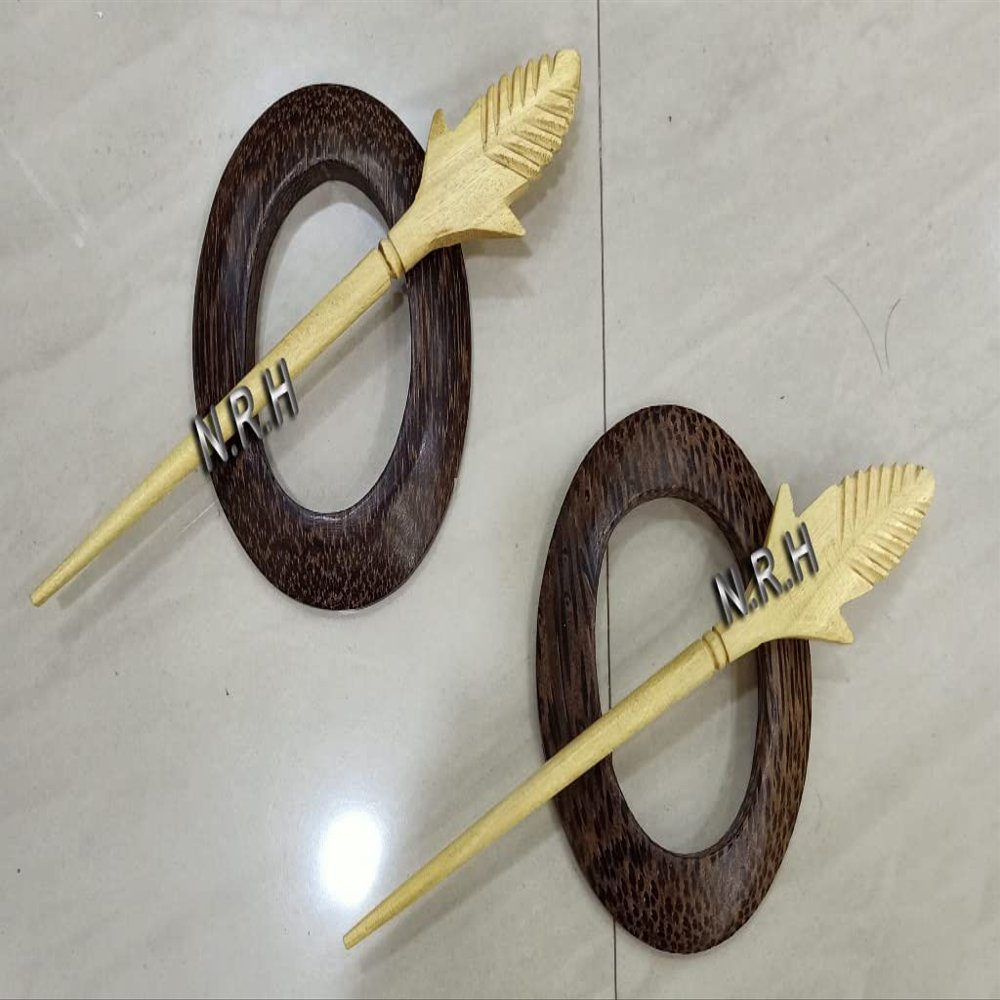 Leave Design Hair Sticks Styling Hair Vintage Hairpin Chopsticks Hairpins Disk Hair Sticks Hair Accessories for Women Girls (Bright Pattern) Set of two