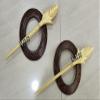 Leave Design Hair Sticks Styling Hair Vintage Hairpin Chopsticks Hairpins Disk Hair Sticks Hair Accessories for Women Girls (Bright Pattern) Set of two view 1