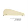 Elizabeth Roberts 100% Cotton T Shirt Hair Towel Wrap Plopping Essential Turban Style Hair Drying Towel for Women and Men All Hair Types and Styles, Cream view 3