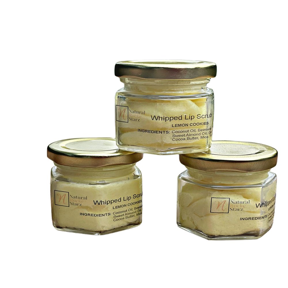 All Natural Lemon Lip Scrub