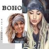 Acenail Wide Headbands Women Knotted Turban Headband Elastic Non Slip Hairbands Tie Dye Yoga Cotton Hair Scarfs Workout Boho Head Wraps Fashion Hair Accessories for Women 4Pcs(Tie Dye A) view 4