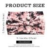 Acenail Wide Headbands 4 Pack (Tie Dye B, Leopard, Floral Workout Head Bands, Cotton Hair Scarfs) for Women and Girls - Knotted Turban, Boho, Yoga, Sweatbands Hair Accessories view 4