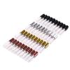 40 Packs 1.2 mL Pretty Empty Lip Gloss Tubes Containers, Clear Mini Refillable Lip Balm Bottles with Rubber Inserts and 2 Packs 20ml Syringes 4pcs Funnels for Lip Samples Travel DIY Makeup (4 Colors) view 3
