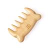 TAN MUJIANG Massage hair Comb Handmade Natural Wood Scalp Massage Lucky Tiger view 2