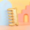 TAN MUJIANG Massage hair Comb Handmade Natural Wood Scalp Massage Lucky Tiger view 4