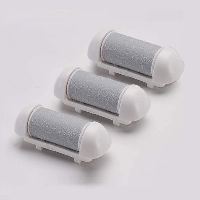 3 Pack Same Rough Replacement Coarse Roller Head for Electric Callus Remover, Foot File Pedicure Tools for Feet Callus Shaver Pedicure Kit for Cracked Heels and Dead Skin (3pcs Extra Coarse)