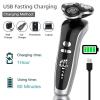 Head Shavers for Bald Men, 3 -Speed Electric Shaver For Men Wet Dry Pro Beard Hair Trimmer Rechargeable Razor Facial Body Shaving Machine Grooming Kit (Color : Set) view 4