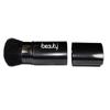 iBeauty Retractable Bronzer Kabuki Foundation Portable Easy to Carry Around Luxurious Stainless Steel Mass-Free Cap Makeup Cosmetic Brush Tool (Charcoal Grey) view 1