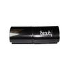 iBeauty Retractable Bronzer Kabuki Foundation Portable Easy to Carry Around Luxurious Stainless Steel Mass-Free Cap Makeup Cosmetic Brush Tool (Charcoal Grey) view 2